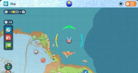 Pokemon Scarlet and Violet Indigo Disk - Water North of North Province (Area One)