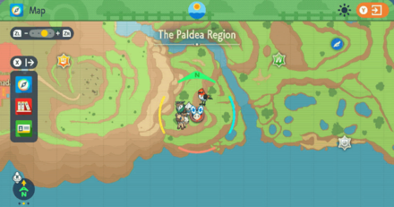 Pokemon SV - Ho-Oh Map View