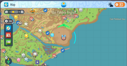 Pokemon Scarlet and Violet Indigo Disk - Rocky Mountain South of Artazon