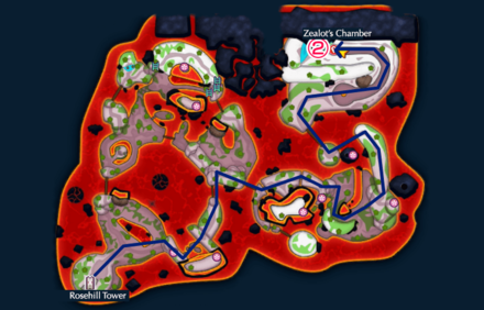 DQM3 - Circle of Temper - Middle Echelon Map