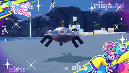 Pokemon Scarlet and Violet Indigo Disk DLC - Iono Zone Photo Effect