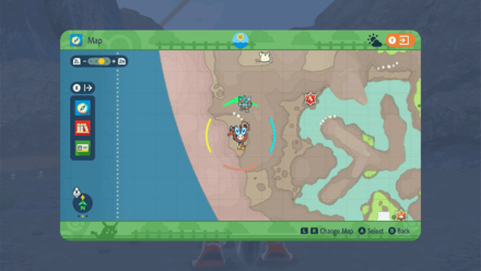 West Canyon Steps Ditto Block Map