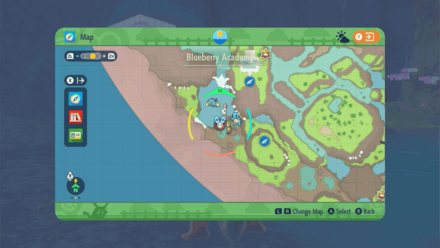 Southwest Canyon Wall Ditto Block Map