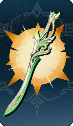 Genshin - Light of Foliar Incision Card