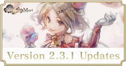 Version 2.3.1 Update