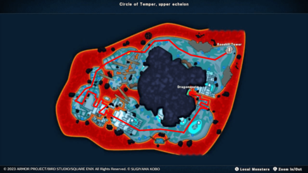 DQM The Dark Prince - Circle of Temper Upper Echelon Map