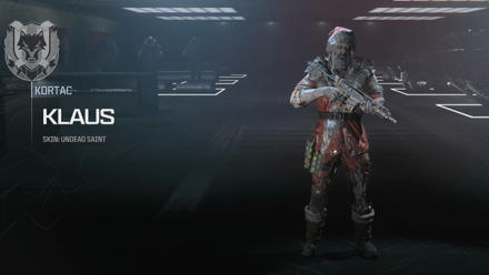 Modern Warfare 3 - Undead Saint Skin Menu