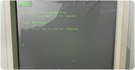 Lethal Company - Ship Terminal Help