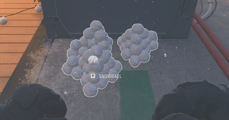 Modern Warfare 3 - Pick up Snowballs