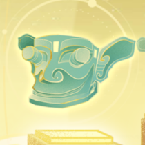 Genshin - Ancient Treasures Unearthed - Bronze Mask With Protruding Eyes