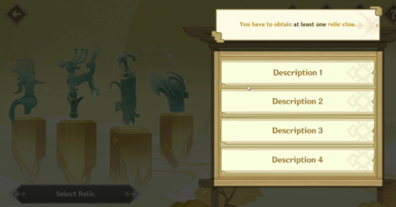 Genshin - Ancient Treasures Unearthed - Select Description