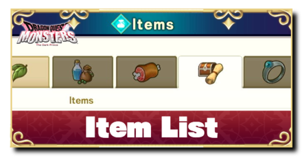 DMQ3 - Item List
