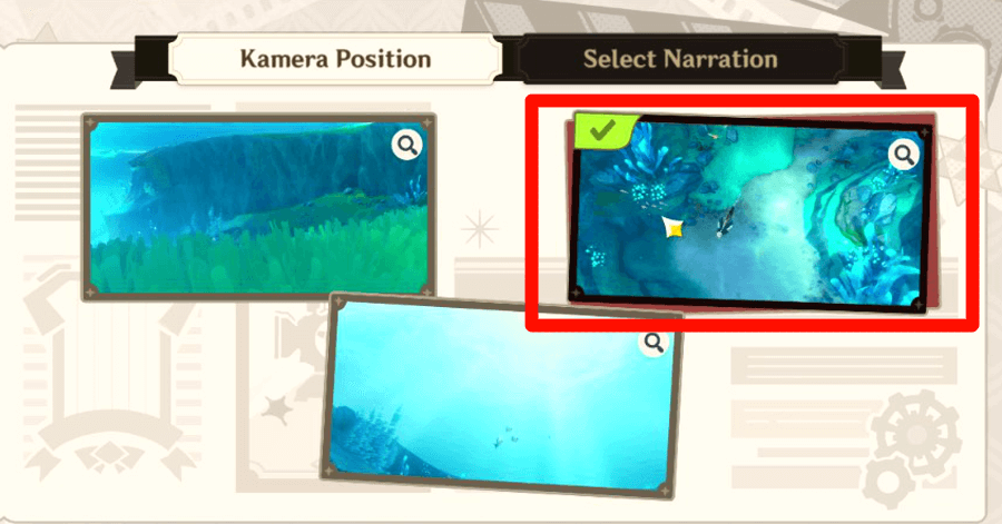 Genshin - Into the Frame Day 1 - Frame 1 Position