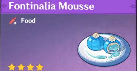 Genshin Impact - How to Get Fontinalia Mousse and Effects
