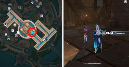 Genshin - Roses and Muskets Character Locations - Day 2 Chevreuse