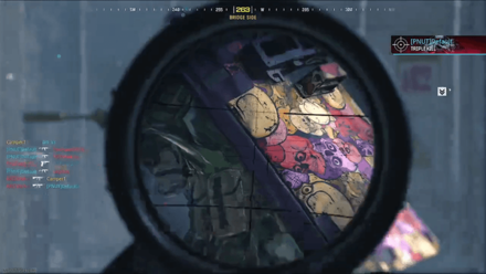 Modern Warfare 3 - 8x Scope Zoomed-In