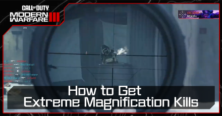 Modern Warfare 3 - How to Get Extreme Magnification Kills