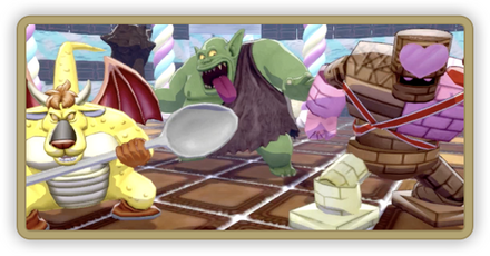 DQM - Dessert Demon Boss Troll and Chocolate Golem