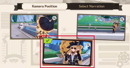 Genshin - Into the Frame Day 2 - Frame 5 Position