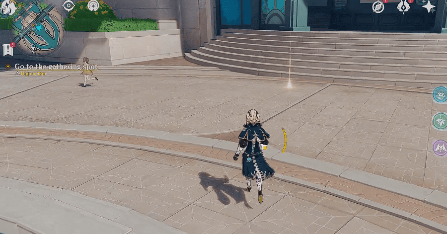 Genshin - The Lone Isle Glimpsed Through Fog - Head to Vassari Passage.