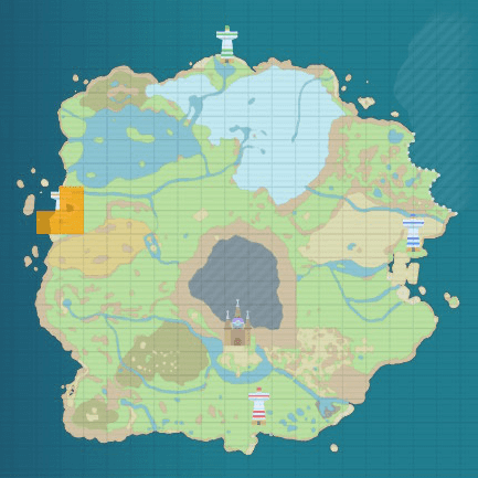 Shellos (West Sea) Location Map