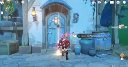 Genshin - Where the Roses Bloom Quest - Go to the Warehouse