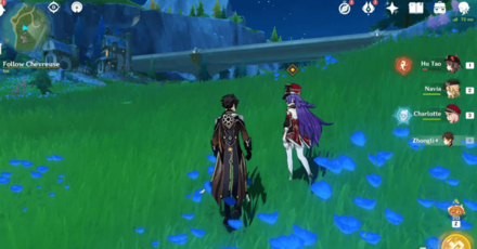 Genshin - Where the Roses Bloom Quest - Follow Chevreuse