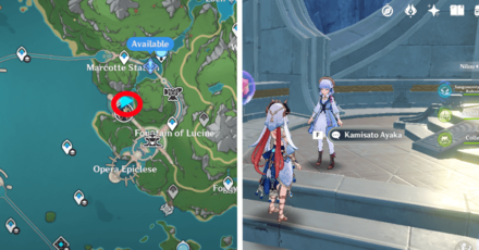 Roses and Muskets - Ayaka Location