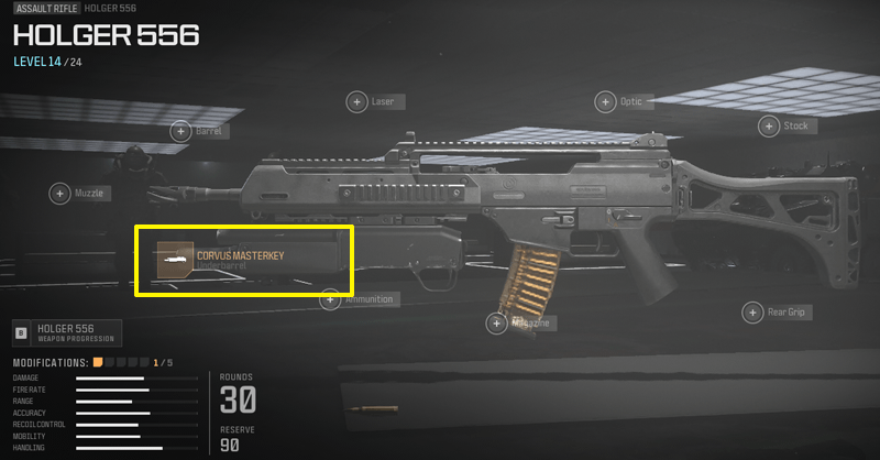 Modern Warfare 3 - Equip an Underbarrel Attachment