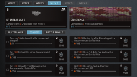 Modern Warfare 3 - Week 4 Challenges