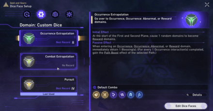 Honkai Star Rail - Dice Customization and All Dice Faces - Different Custom Dice