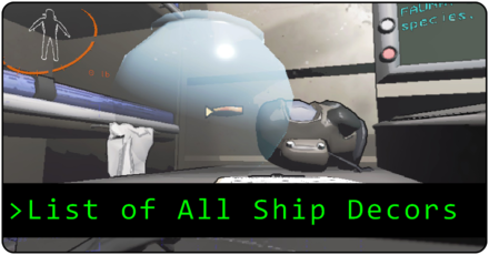 Lethal Company - List of All Ship Decorations and Where to Get