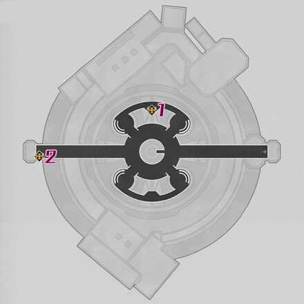 Honkai Star Rail - Seclusion Zone F3 Chest Map