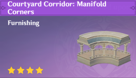 Genshin Impact - How to Get Courtyard Corridor: Manifold Corners Furnishing