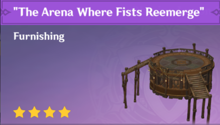 Genshin Impact - How to Get The Arena Where Fists Reemerge Furnishing