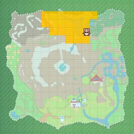 Primeape Teal Mask Location Map