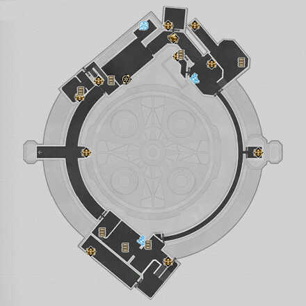 Honkai Star Rail - Seclusion Zone F2 Map
