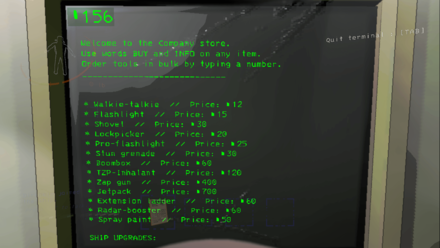 Lethal Company - Buy Items