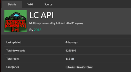 Lethal Company - Lethal Company Mods LC-API