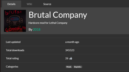 Lethal Company - Lethal Company Mods Brutal Company