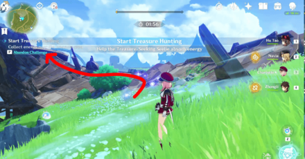 Genshin - Lost Riches 4.3 Day 1 - Particle Collecting Challenge