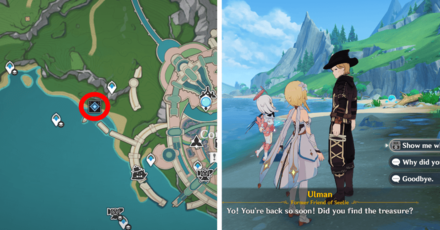 Genshin - Lost Riches 4.3 - Talk to Ulman