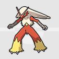 Pokemon Scarlet and Violet SV - Blaziken Icon