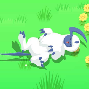 Pokemon Sleep - Absol Belly-Up Sleep