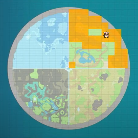 Tentacruel Indigo Disk Location Map