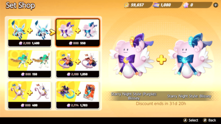 Pokemon UNITE - Starry Night Style (Purple) (Blissey) Set Shop.png