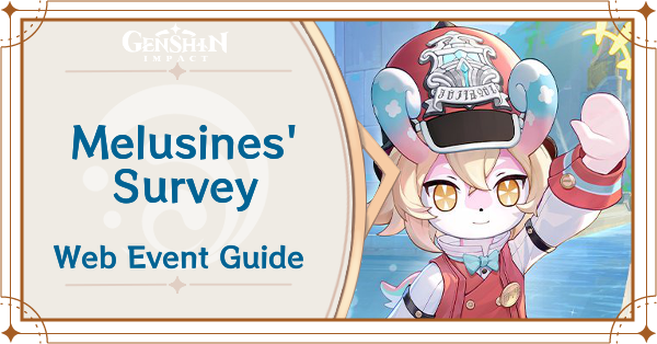 Genshin Impact - Melusines Survey Web Event Guide