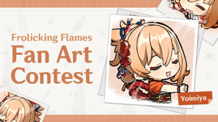 Genshin - "Frolicking Flames" Yoimiya Fan Art Contest