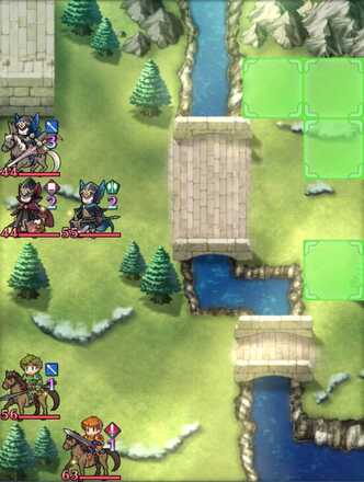Fire Emblem Heroes - Sain and Kent Lunatic Map