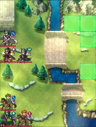 Fire Emblem Heroes - Sain and Kent Infernal Map